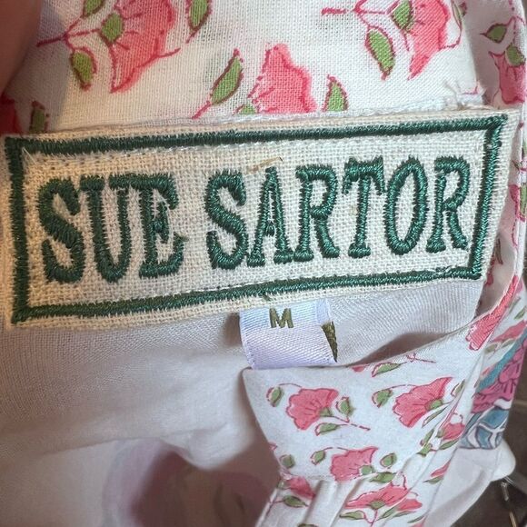 Tuckernuck Sue Sartor Exclusive Rosy Marigold Flounce Dress size medium,… - Picture 6 of 10